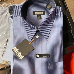 Unlisted Men's Blue Striped Shirt